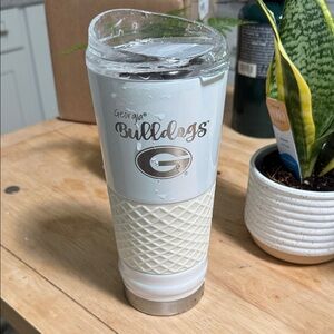 Georgia Bulldogs White 24oz Tumbler
